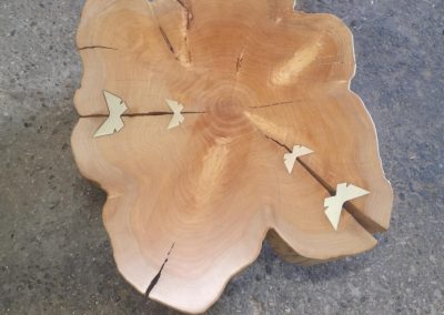 Table basse papillon